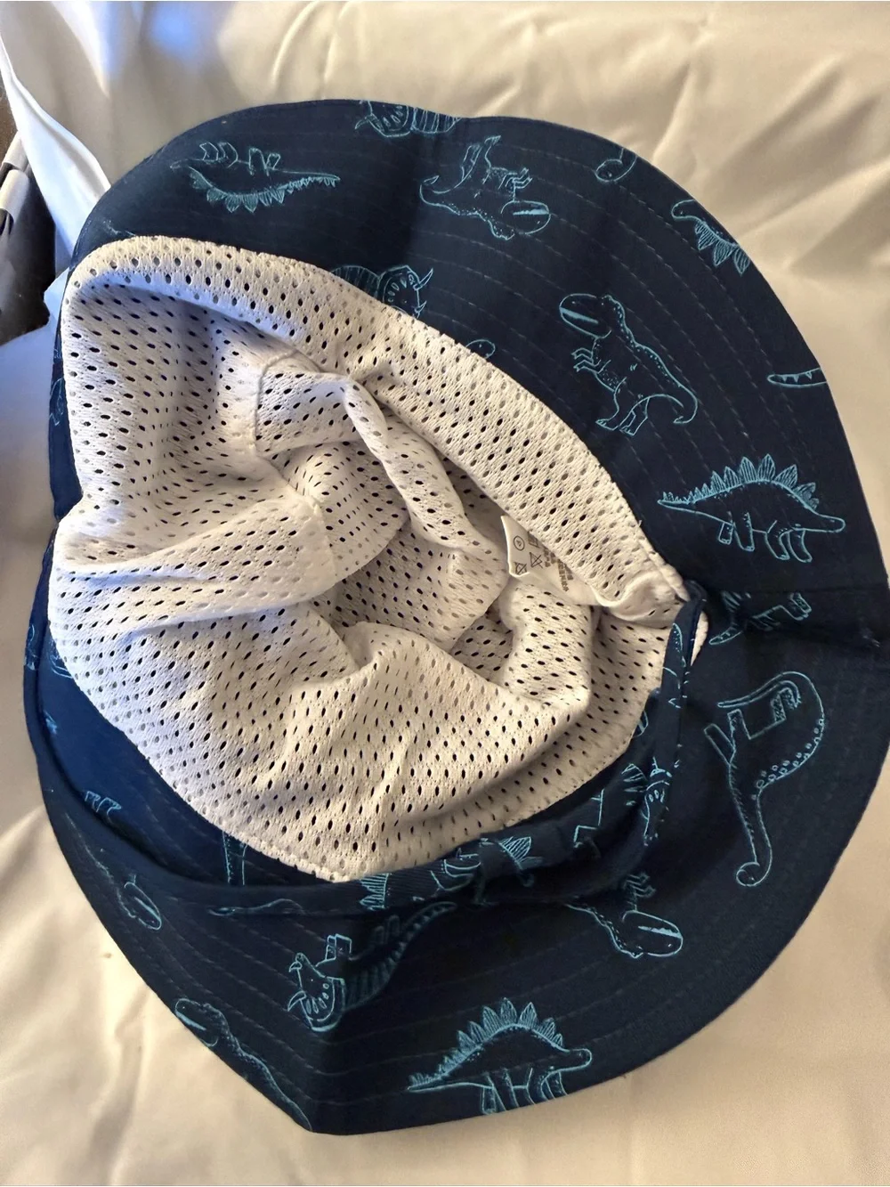 Navy Blue Kids' Dinosaur Bucket Hat